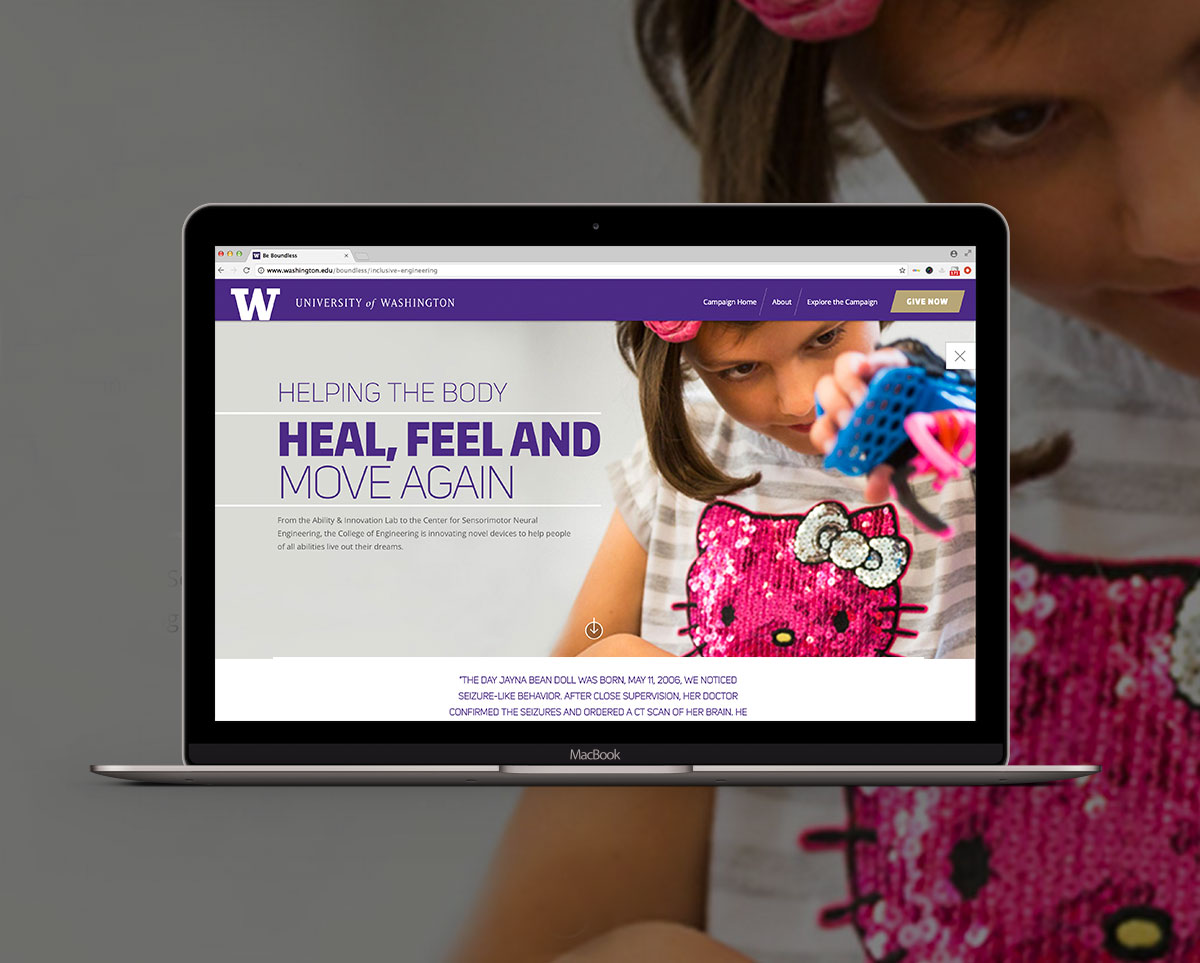 alaska salmon project mockup with mac computer.